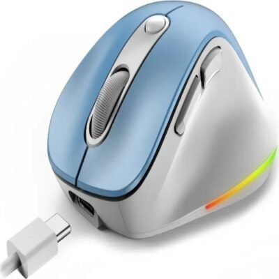 MOUSE GENIUS MODELO ERGO 9000 S  CYAN